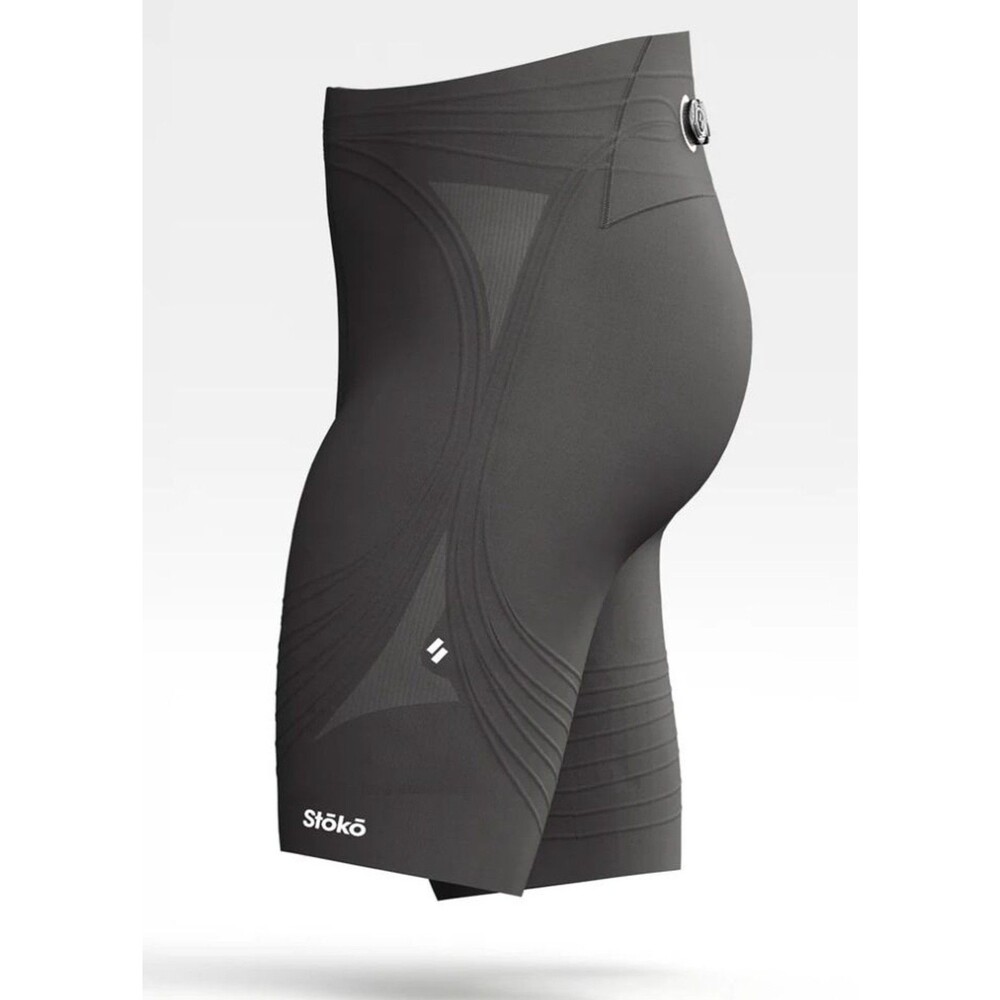 Stoko Men's Adjustable Compression Supportive Shorts Black - Large